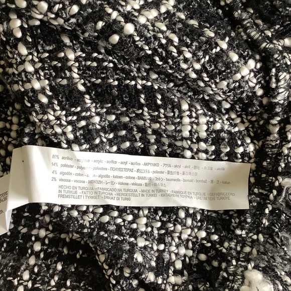 Zara plaid tweedy top - Picture 7 of 7